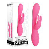 Evolved Bunny Kisses 20 Centimeter USB Rechargeable Rabbit Vibrator VIBRATORS-RABBIT